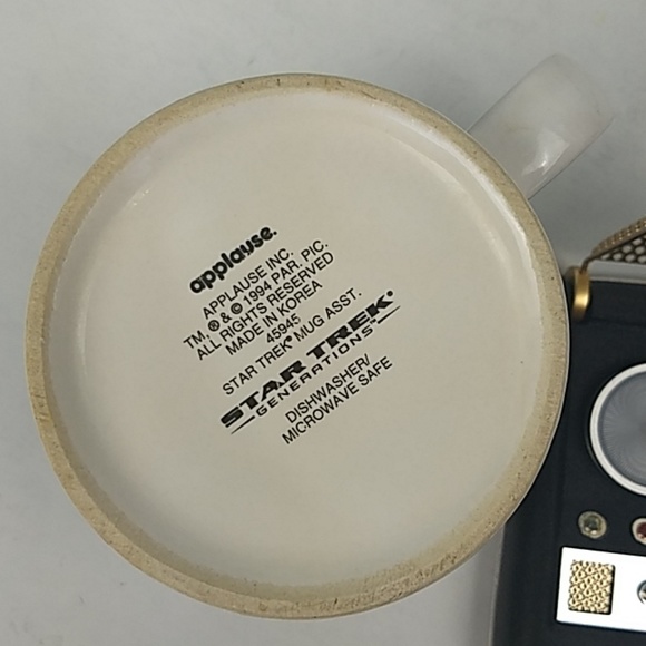 VTG Star Trek Generations stoneware mug - Picture 6 of 8